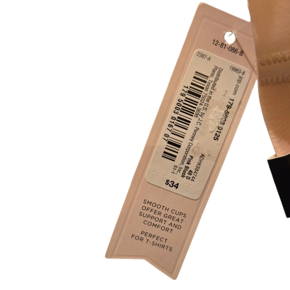 JC Penney Nude Bra size 40d NWT - Picture 4 of 4